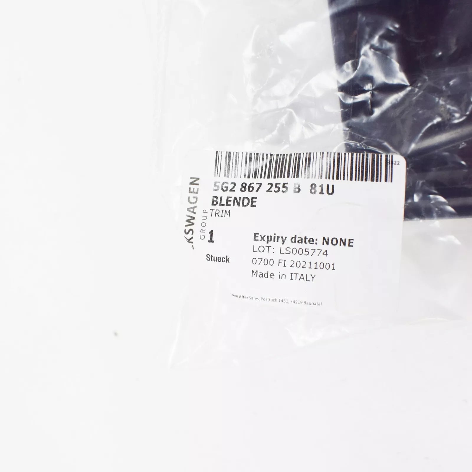 NEW VW GOLF MK7 FRONT RIGHT DOOR WINDOW SWITCH TRIM RHD 5G2867255B81U ORIGINAL