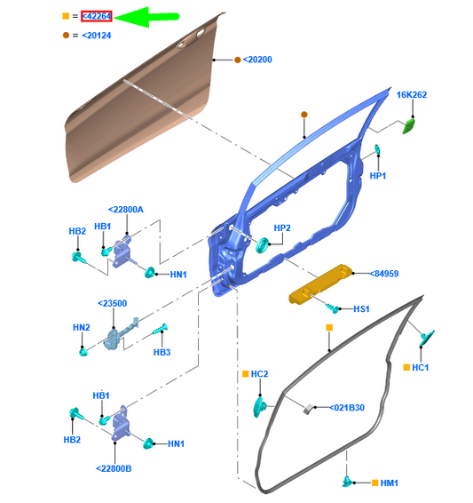 new ford fiesta mk6 wt front right door weatherstrip 2054839 original