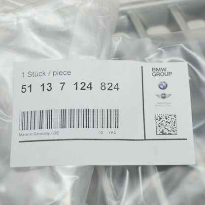 NEW BMW X5 E53 HOOD VENT TITANIUM GRILLE RIGHT 51137124824 ORIGINAL