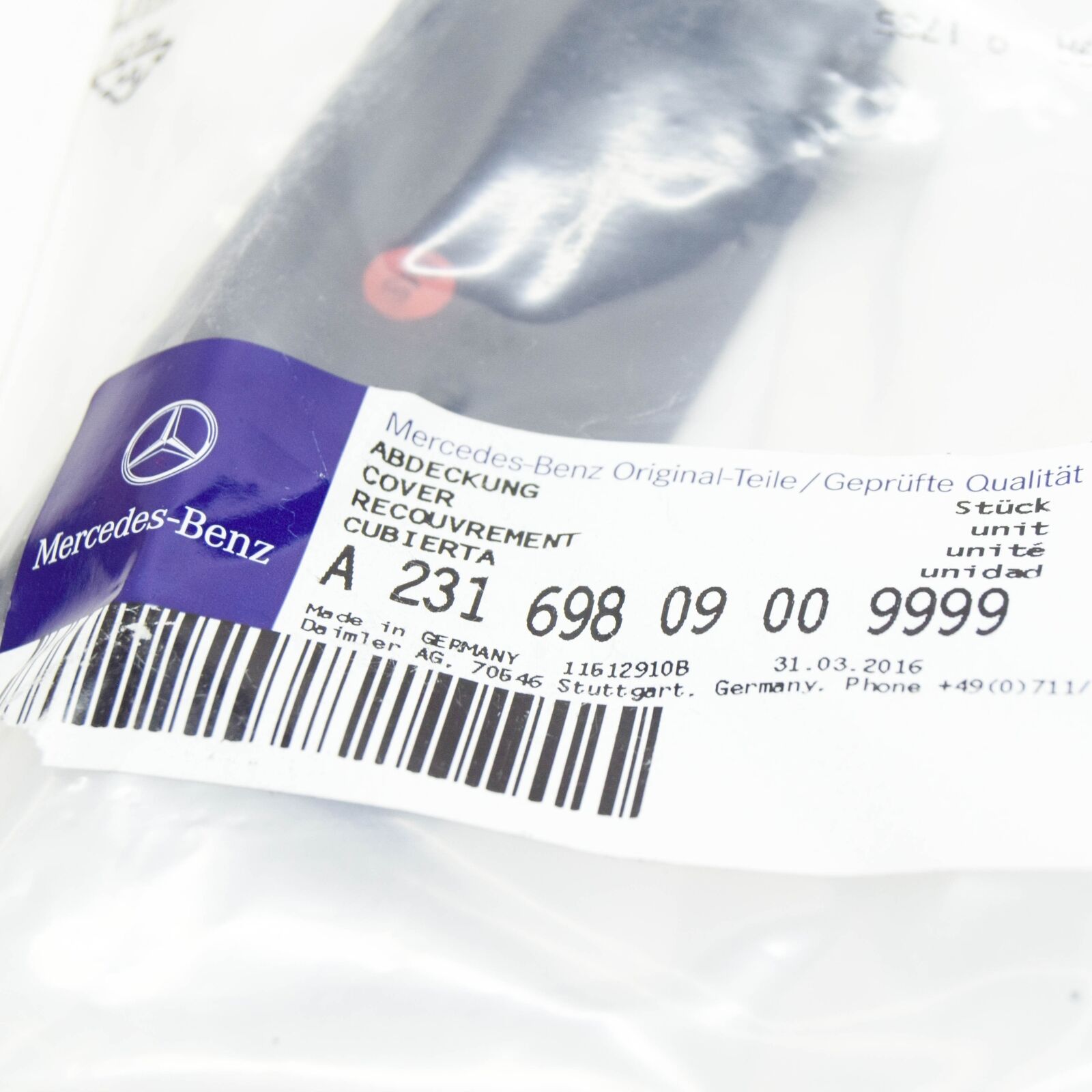 NEW MERCEDES-BENZ SL R231 LEFT REAR JACK SUPPORT COVER A23169809009999 ORIGINAL