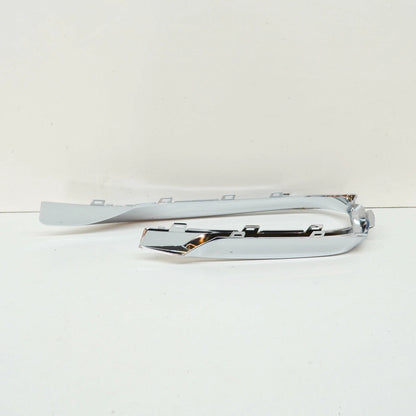 NEW BMW 4 COUPE F32 FRONT LEFT LUXURY LINE CHROME TRIM 51117432623 ORIGINAL