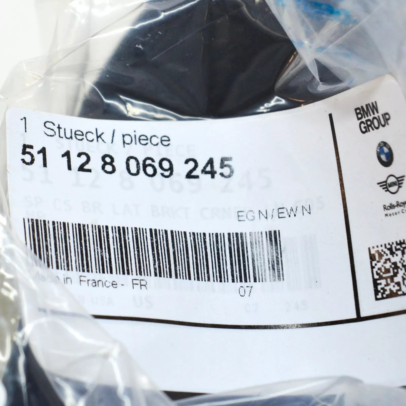 NEW BMW X5 G05 M REAR LEFT BUMPER INSIDE BRACKET 51128069245 ORIGINAL