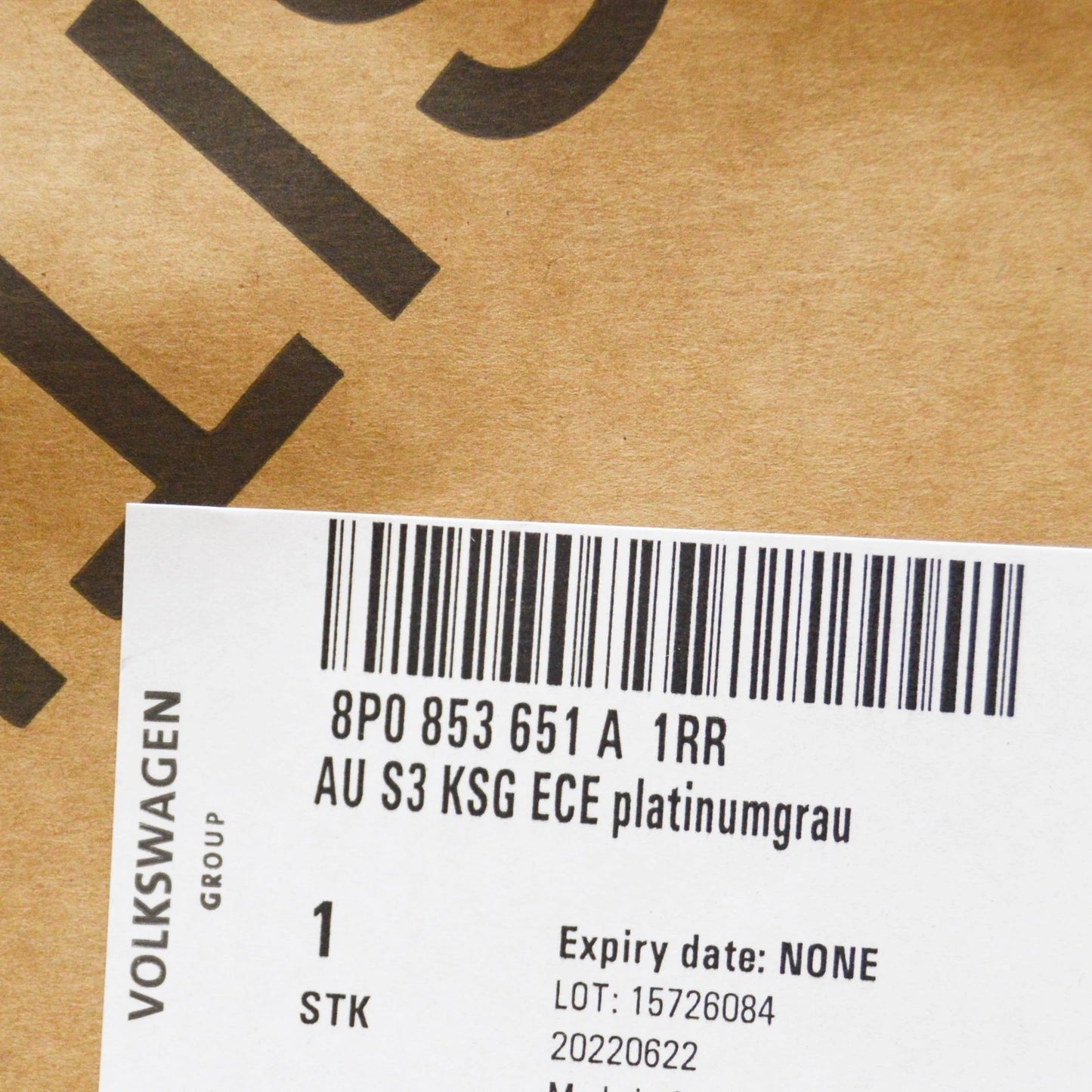 NEW AUDI A3 8P7 S FRONT BUMPER RADIATOR GRILLE 8P0853651A 1RR