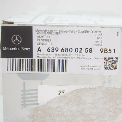 NEW MB VITO W639 FRONT ASHTRAY DRINK HOLDER LHD A63968002589B51