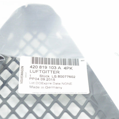 NEW AUDI R8 42 FRONT LEFT AIR INTAKE GRILLE 420819103A 4PK
