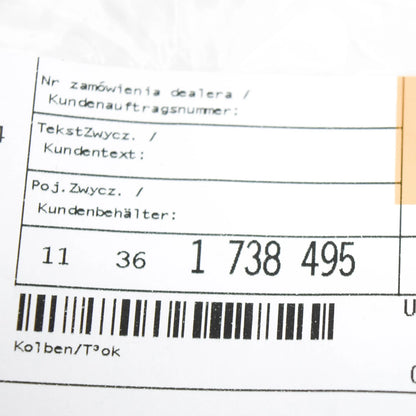 NEW BMW 3 E36 VANOS SOLENOID CONTROL PISTON 11361738495 1738495 ORIGINAL