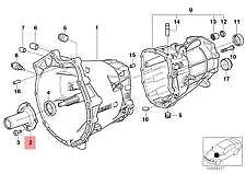 new bmw e32 e34 e36 e38 z3 engine oil dipstick guide tube 1224845 23111224845