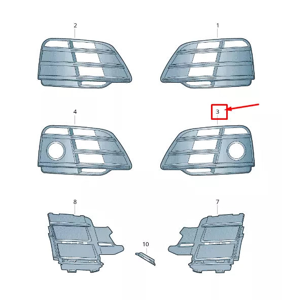 NEW AUDI Q5 FY FRONT LEFT BUMPER AIR GUIDE GRILLE 80A807679KFUQ ORIGINAL