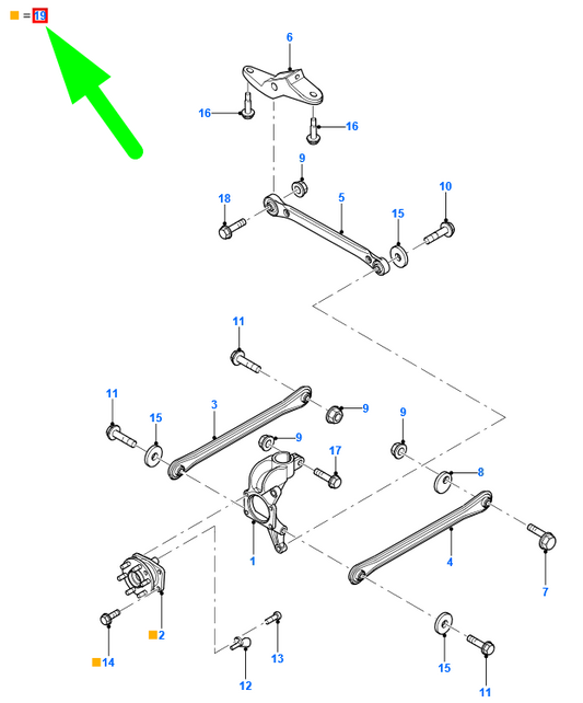 new ford mondeo mk3 rear wheel bearing repair kit 2478906 1s7j-1a049-aj original