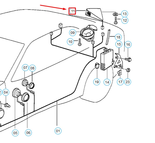 NEW BMW 3 COMPACT E36 REAR LEFT LOUDSPEAKER COVER 65138361601 ORIGINAL