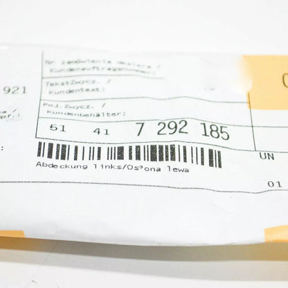 NEW BMW X5 F15 FRONT LEFT INTERIOR DOOR PANEL BEZEL COVER 51417292185 ORIGINAL