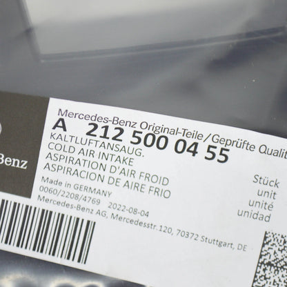 NEW MERCEDES-BENZ E-CLASS W212 UPPER FAN SHROUD A2125000455 ORIGINAL