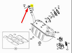 NEW MERCEDES-BENZ C-CLASS W202 FUEL TANK CAP A2154700105 2.4 PETROL ORIGINAL