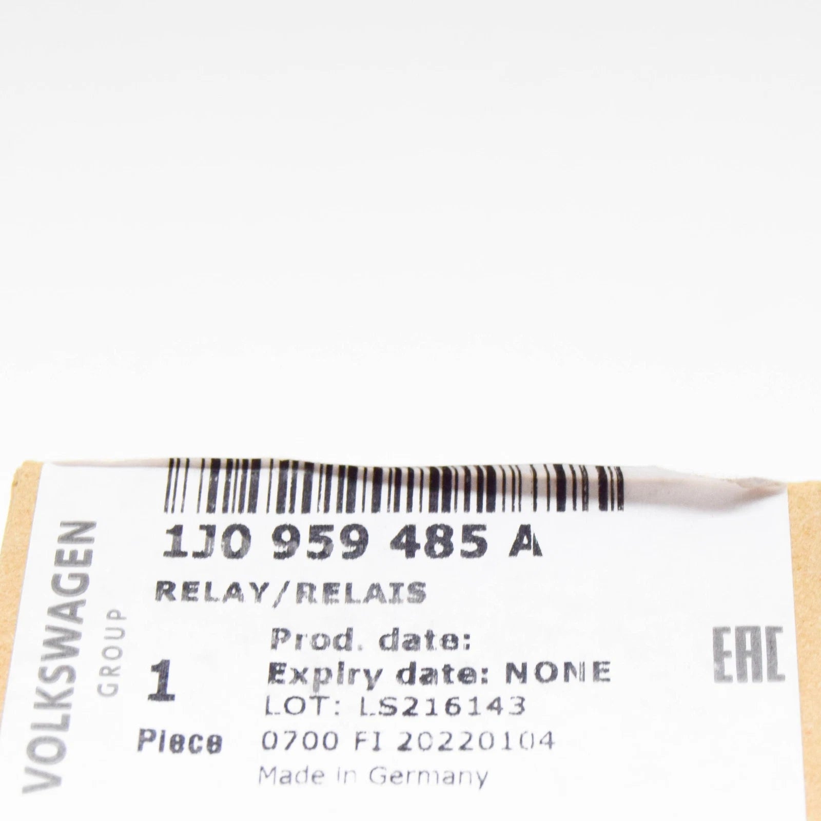 NEW AUDI A4 AVANT B6 COOLANT PUMP RELAY 1J0959485A ORIGINAL