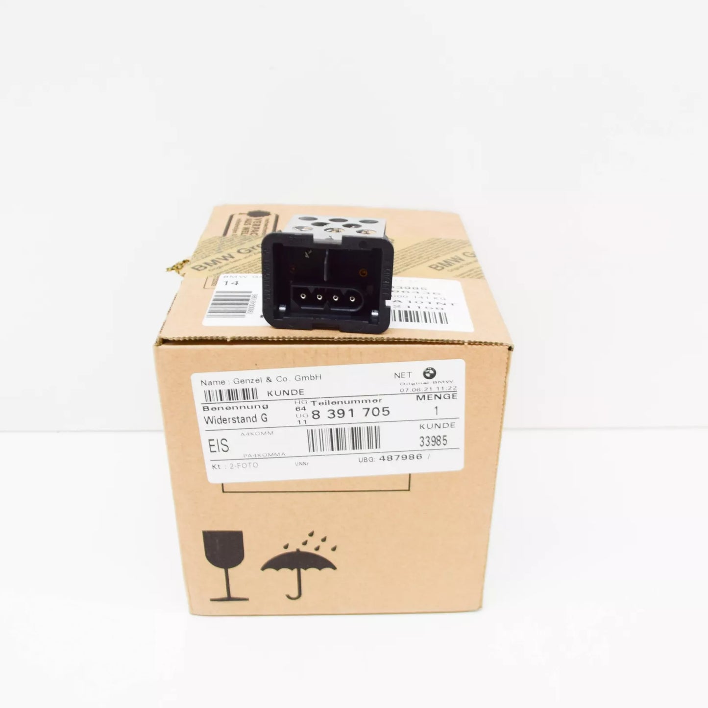 NEW BMW 3 E36 HEATER BLOWER RESISTOR 64118391705 8391705 ORIGINAL