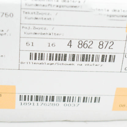 new bmw 3 e90 grey roof case tray for glasses 51164862872 original