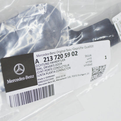 NEW MERCEDES-BENZ E W213 FRONT LEFT DOOR SEALING A2137205902 ORIGINAL