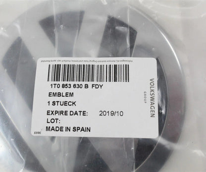 new volkswagen touran 1t mk1 rear lid badge 1t0853630bfdy original