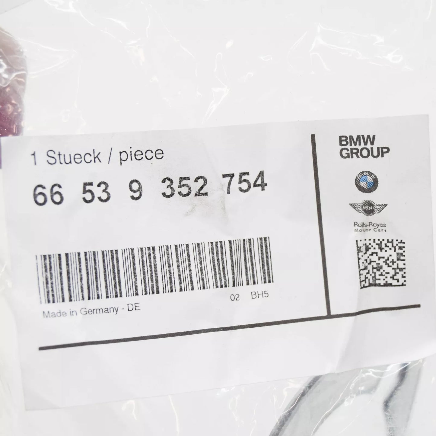 NEW BMW 5 TOURING G31 CAMERA CONTROL UNIT BRACKET 66539352754 ORIGINAL