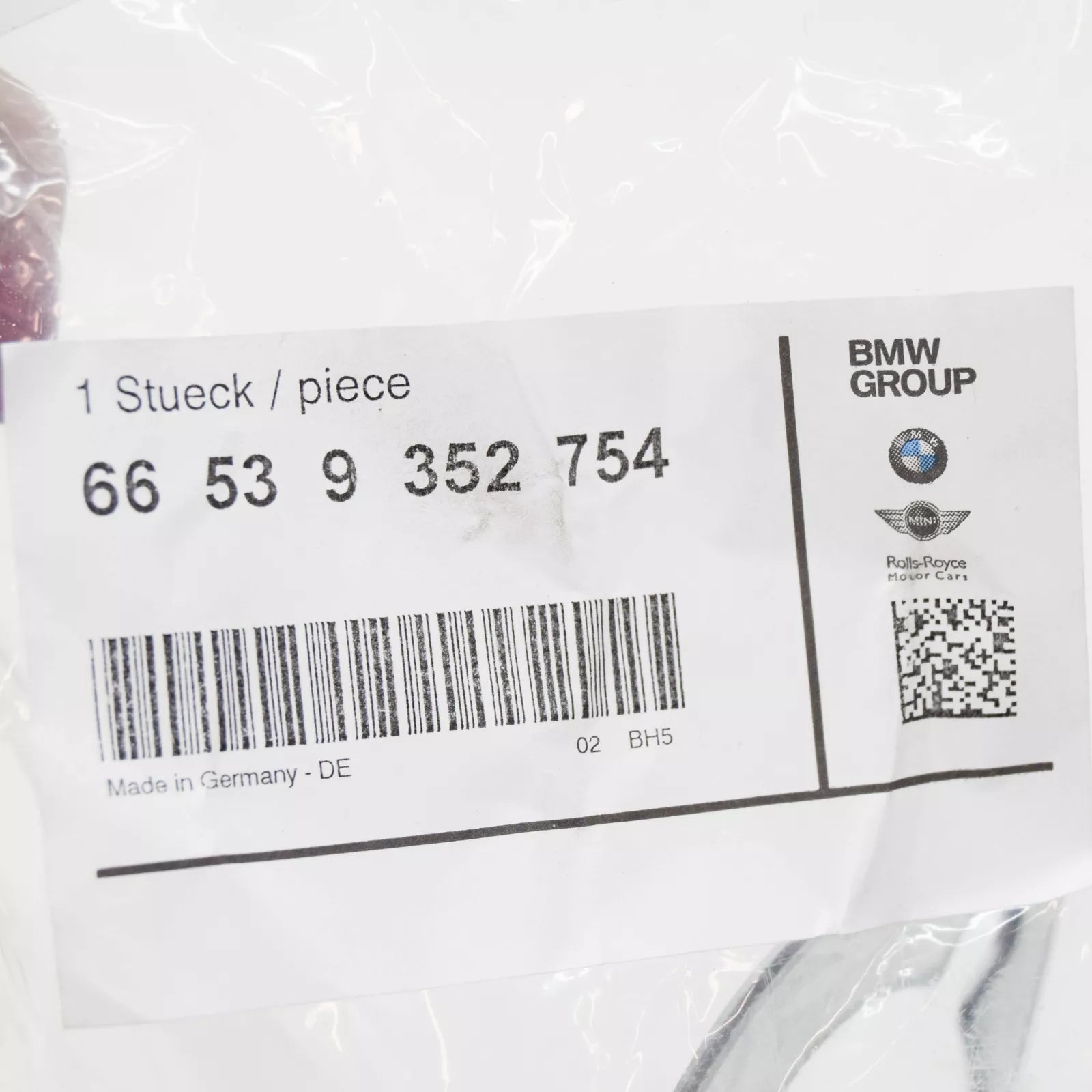 NEW BMW 5 TOURING G31 CAMERA CONTROL UNIT BRACKET 66539352754 ORIGINAL