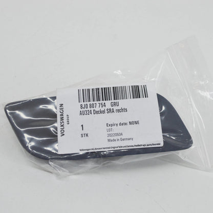 NEW AUDI TT 8J RIGHT HEADLIGHT WASHER COVER 8J0807754GRU 2009 ORIGINAL