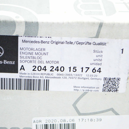 new mercedes-benz c-class w204 front engine mount a204240151764 original