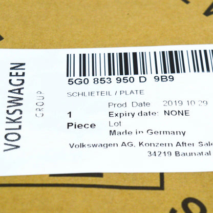 NEW VW GOLF MK7 R FRONT RIGHT FOG LIGHT COVER 5G0853950D9B9 ORIGINAL