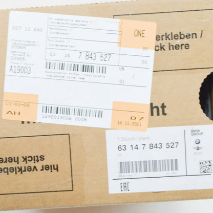 new bmw z4 e89 roadster rear m bumper left side reflector 63147843527 original