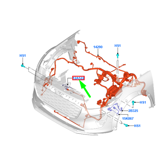 new ford puma wire assy 2639153 original