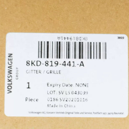 NEW AUDI Q5 8R FRONT DASHBOARD FOLIAGE GRILL LHD 8KD819441A