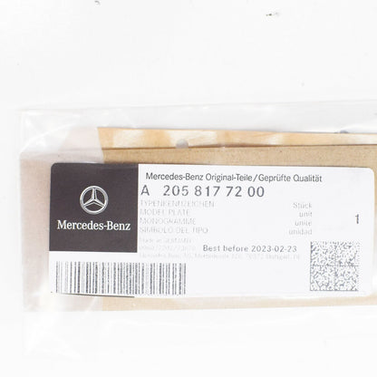 new mercedes-benz w205 c-class c250d adhesive boot lid badge a2058177200