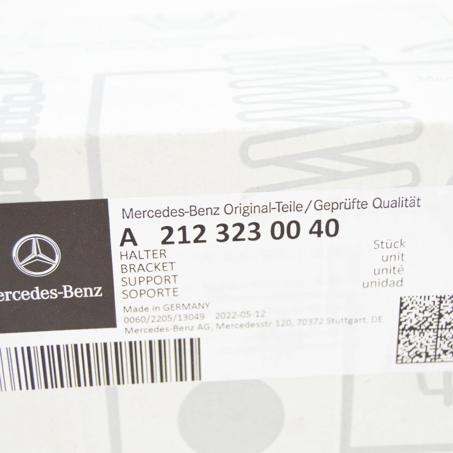 NEW MERCEDES-BENZ E W212 FRONT SUSPENSION STRUT BRACKET A2123230040 ORIGINAL