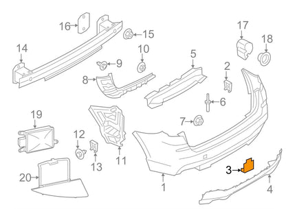 NEW BMW F26 X4 REAR BUMPER TOW HOOK EYE CAP COVER 51128066750 8066750 ORIGINAL