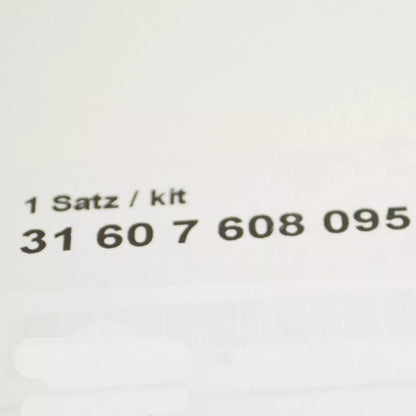 NEW BMW X5 F15 FRONT AXLE INNER CV JOINT BOOT REPAIR KIT 31607608095 ORIGINAL