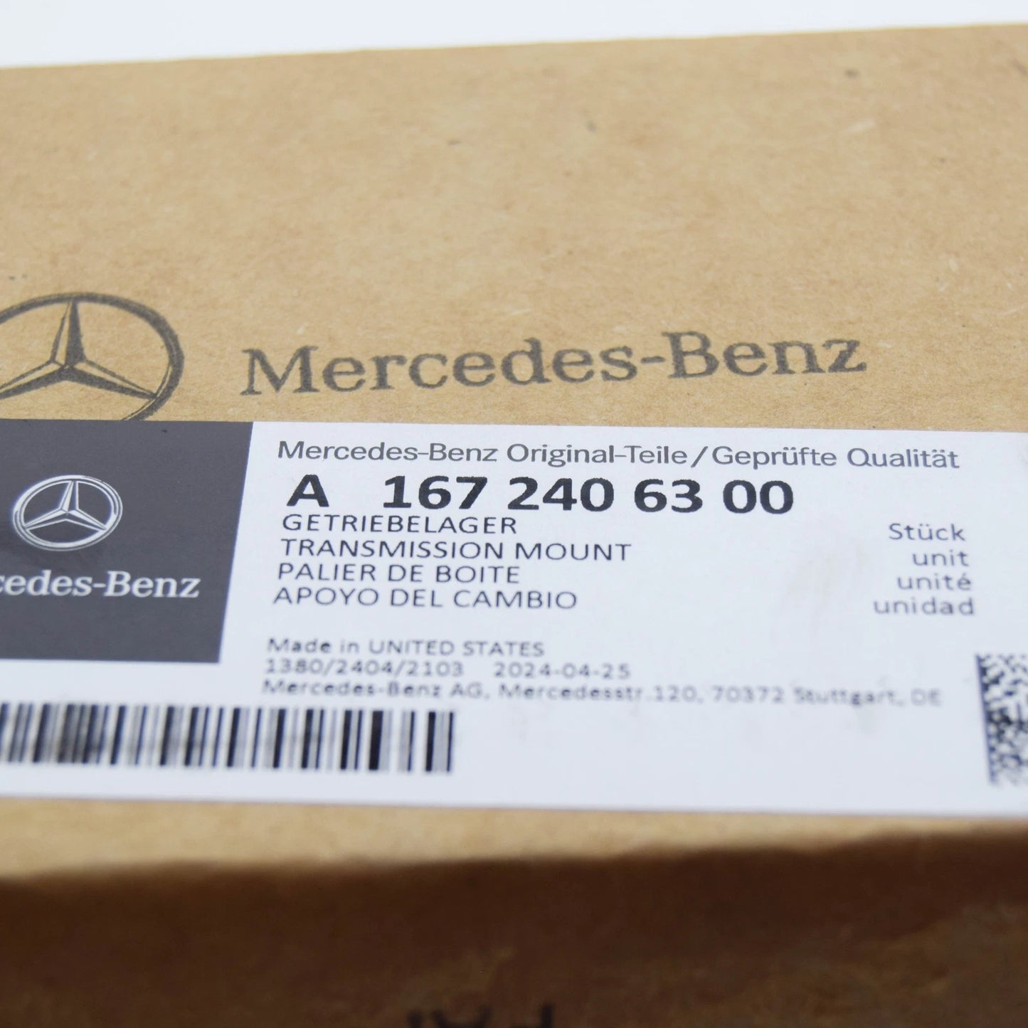 NEW MERCEDES-BENZ GLE W167 TRANSMISSION BEARING A1672406300 ORIGINAL