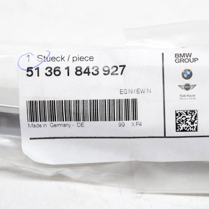 NEW BMW E24 COUPE GUIDE RAIL REAR LEFT 1843927 51361843927 ORIGINAL