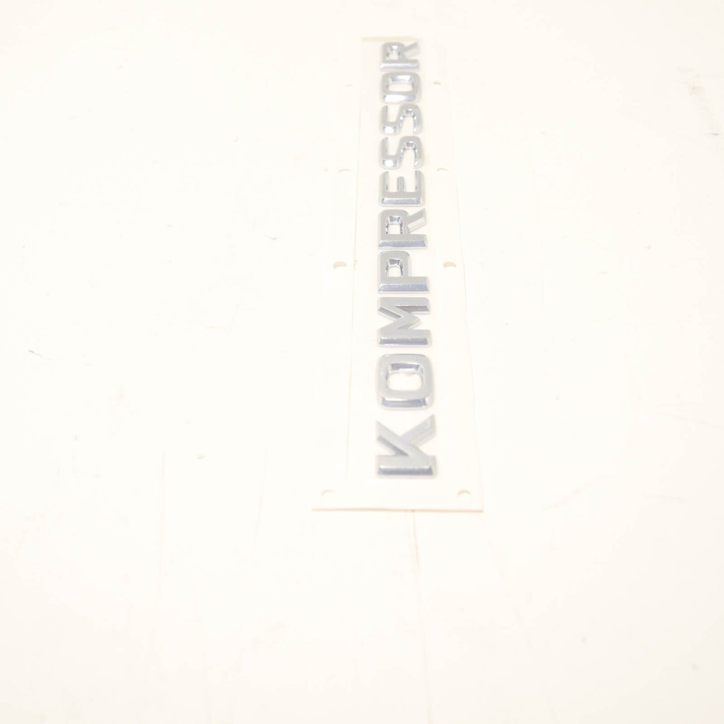 NEW MB SLK R170 TRUNK LID KOMPRESSOR CHROME BADGE A2038173015 ORIGINAL
