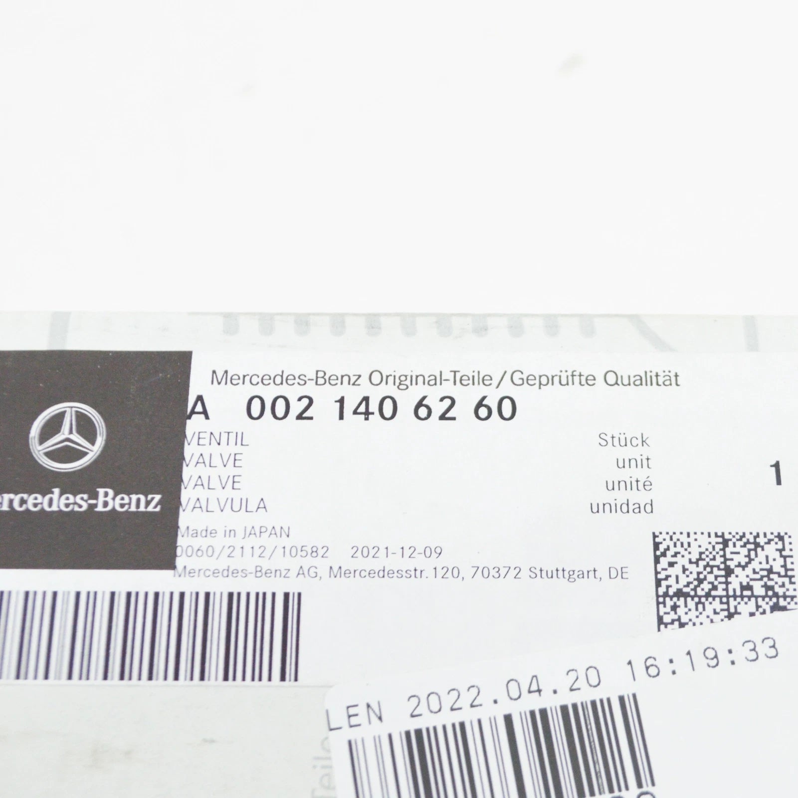 NEW MERCEDES-BENZ SLK R171 EGR VALVE A0021406260