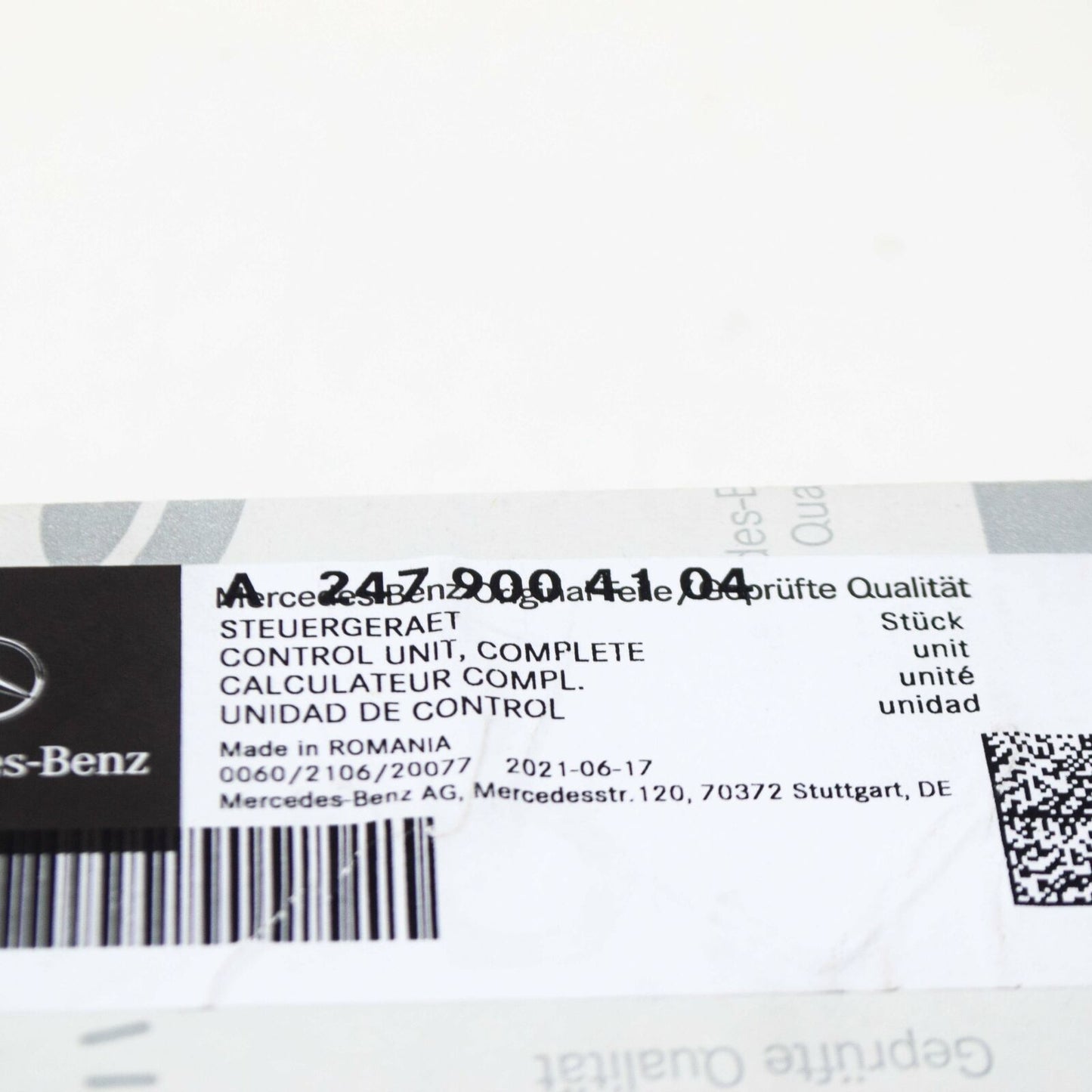 NEW MB GLA H247 FRONT LEFT LED HEADLIGHT CONTROL UNIT A2479004104 ORIGINAL