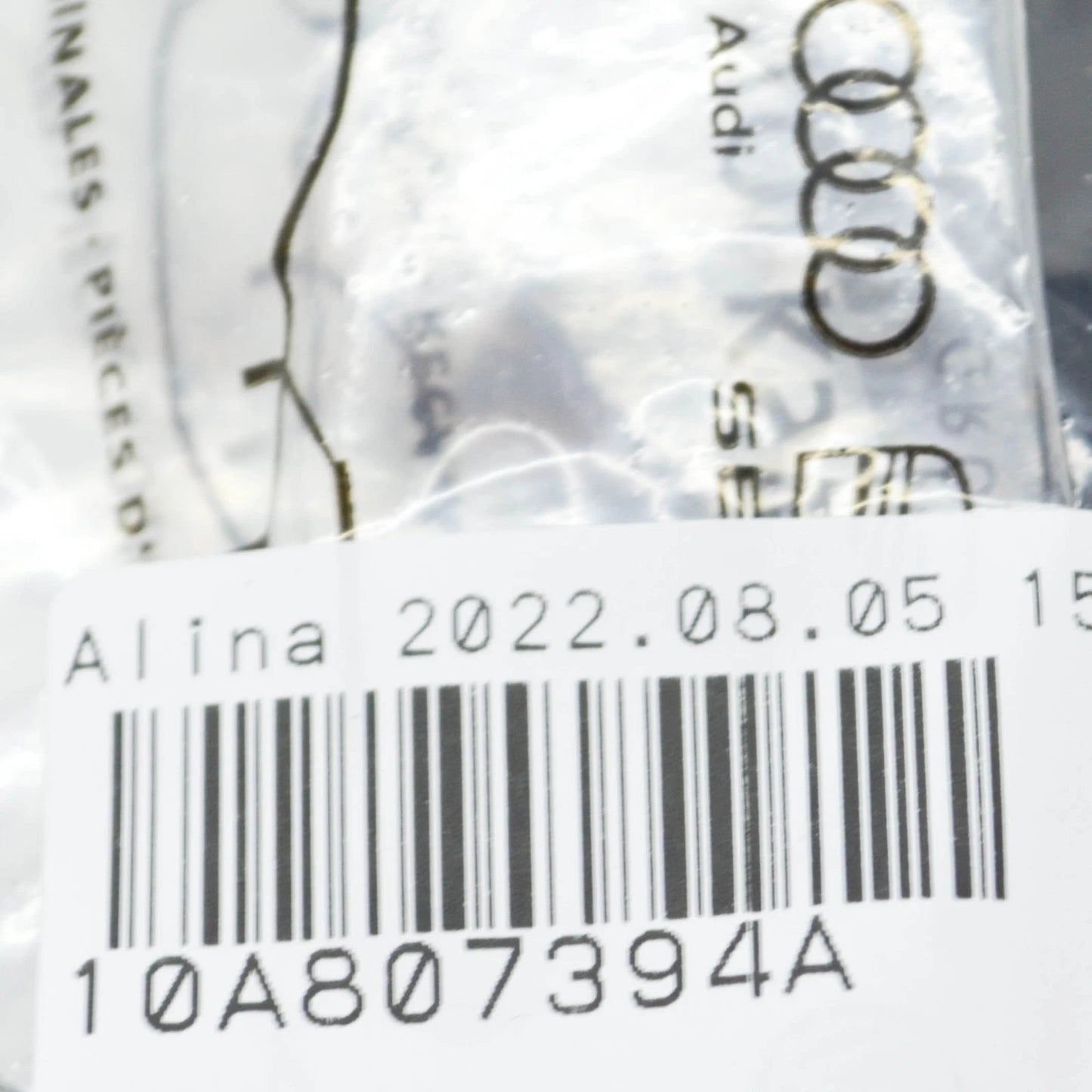 NEW VOLKSWAGEN ID.3 E11 REAR RIGHT BUMPER BRACKET GUIDE 10A807394A ORIGINAL