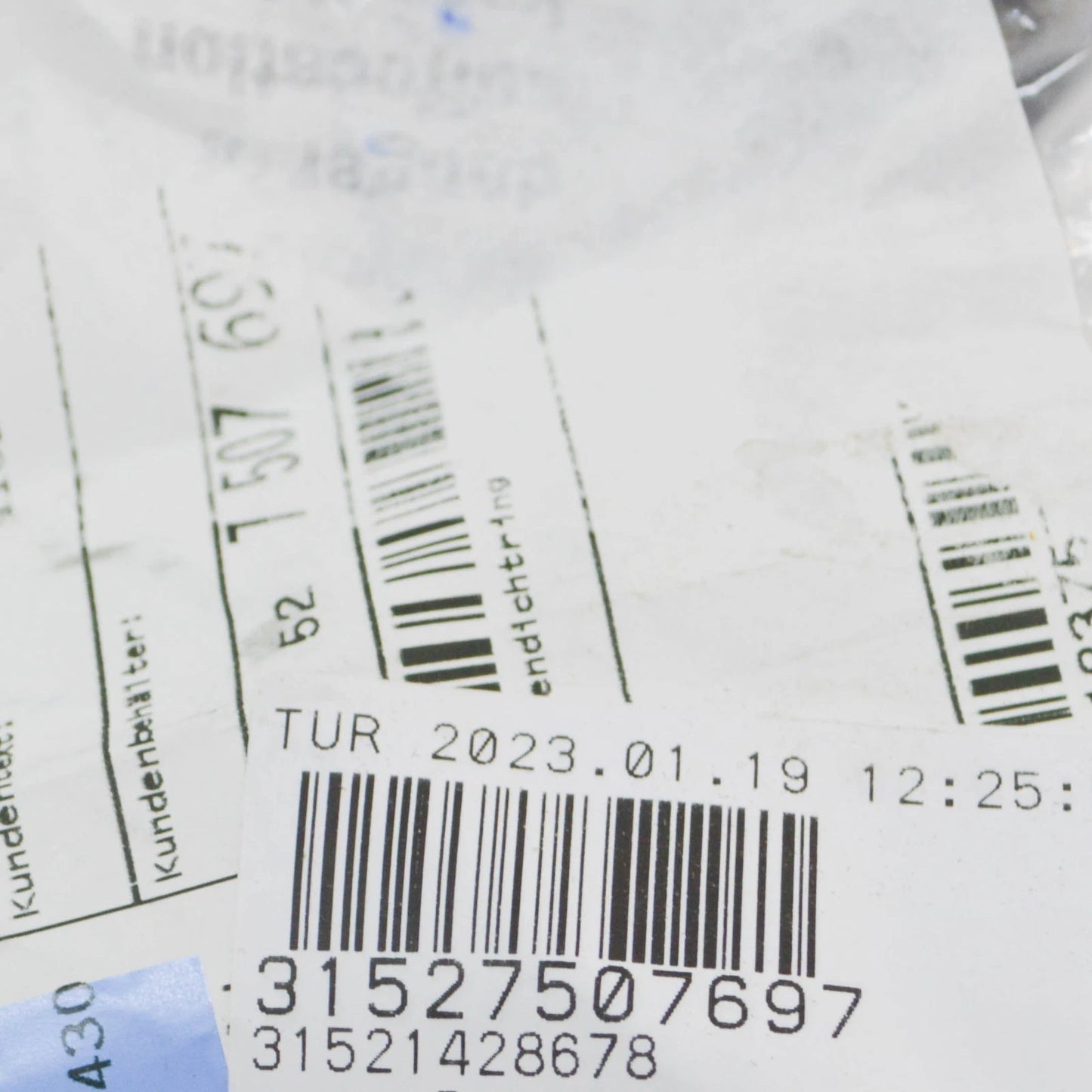 NEW BMW 1 F20 FRONT DIFFERENTIAL SHAFT SEAL 31527507697 ORIGINAL