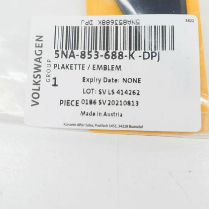 NEW VW TIGUAN AD MK2 FRONT LEFT SIDE R-LINE BADGE 5NA853688KDPJ ORIGINAL