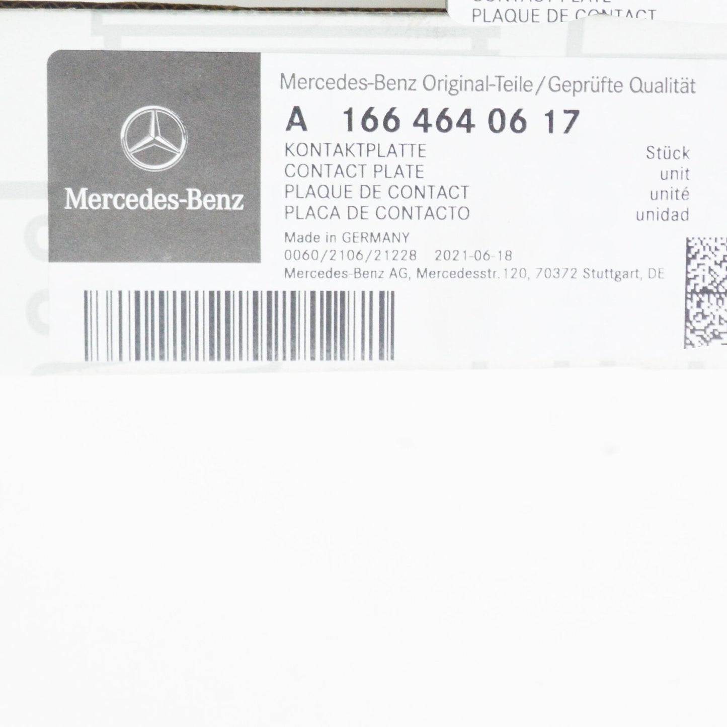 NEW MERCEDES-BENZ ML W166 STEERING WHEEL CONTACT PLATE A1664640617 ORIGINAL