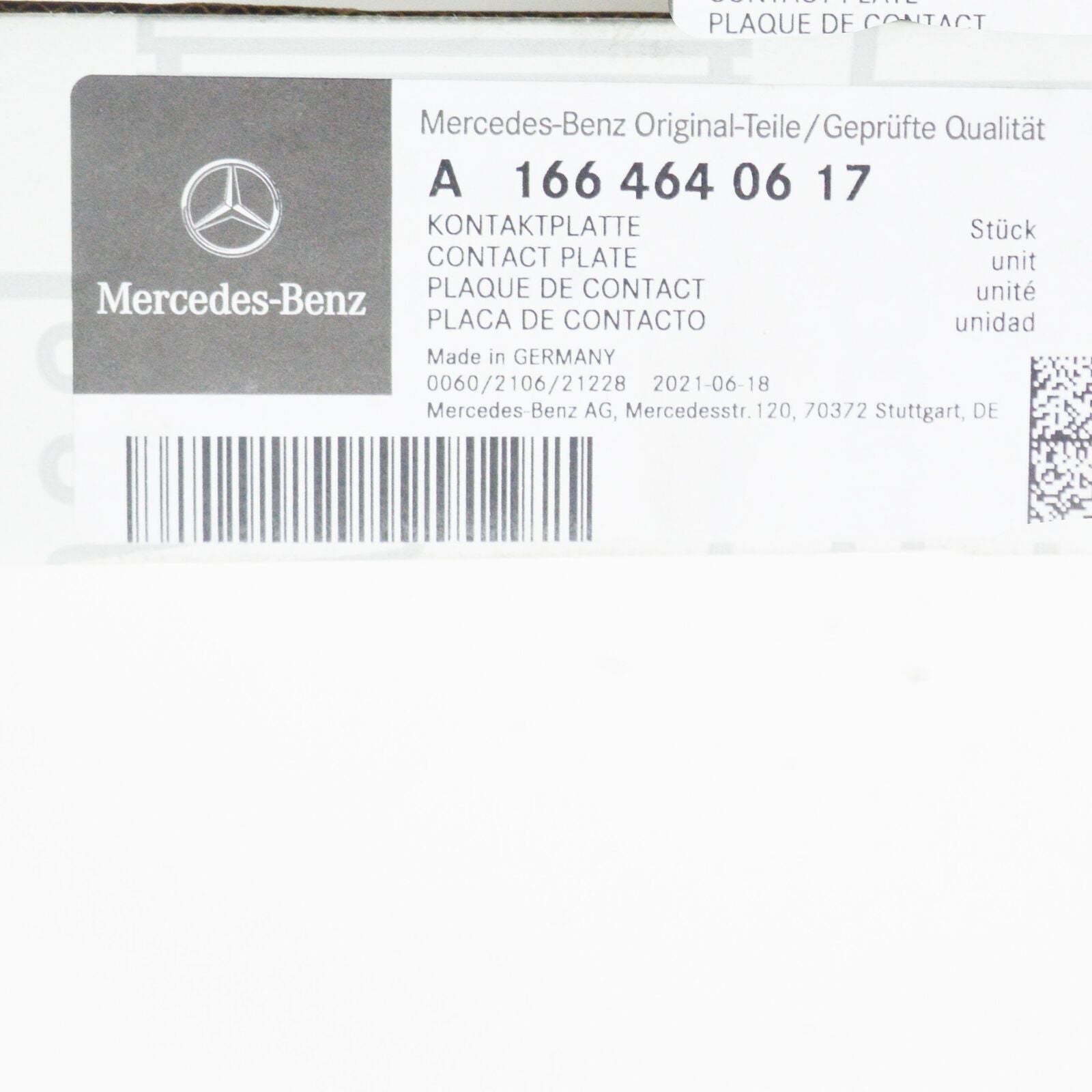 NEW MERCEDES-BENZ ML W166 STEERING WHEEL CONTACT PLATE A1664640617 ORIGINAL