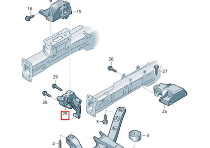 NEW VOLKSWAGEN CRAFTER FURGON SY ENGINE BRACKET RIGHT SIDE 04L199207G
