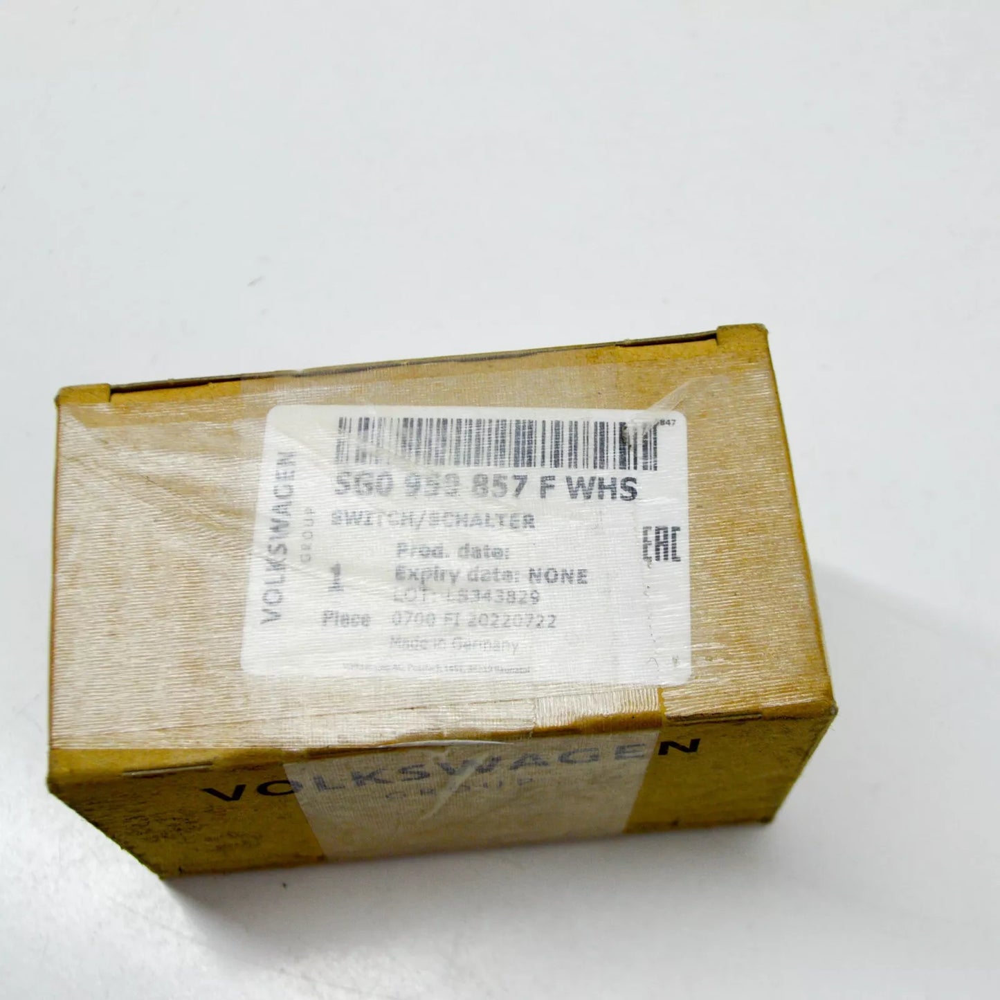 NEW VW T-CROSS C1 FRONT LEFT DOOR WINDOW SWITCH 5G0959857FWHS ORIGINAL