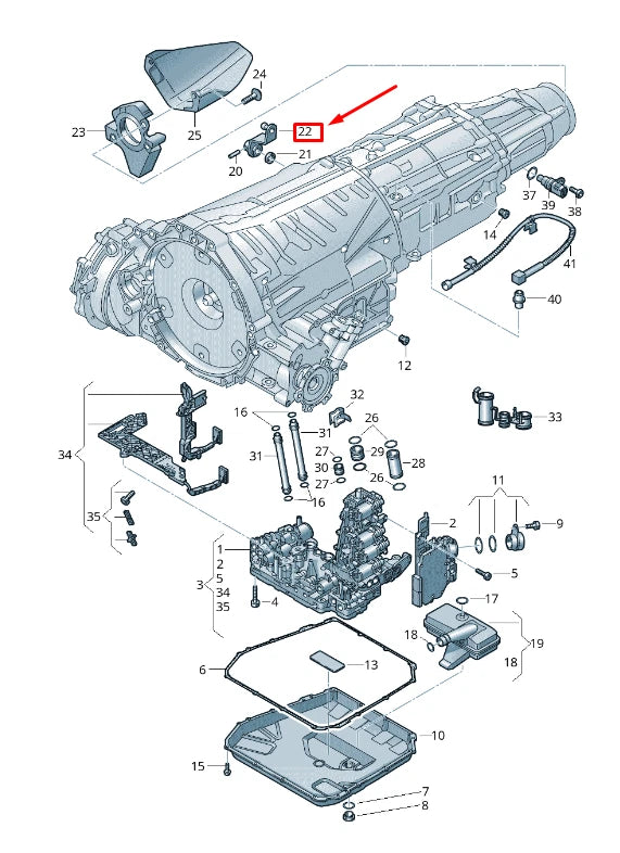 NEW AUDI Q5 8R CABLE LEVER 0B5321171A