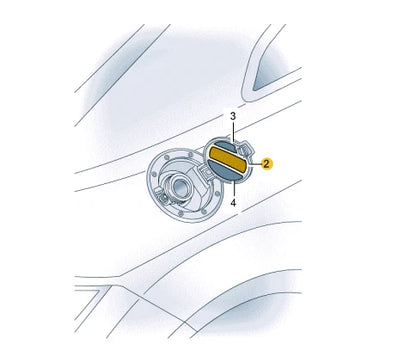 NEW AUDI TT ROADSTER FV 8S FUEL FILLER NECK STICKER 8V5010508AP