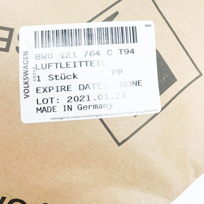 NEW AUDI RS4 B9 AVANT QUATTRO FRONT BUMPER RIGHT AIR GUIDE 8W0121764CT94