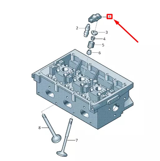 NEW VOLKSWAGEN T-ROC A11 ENGINE TIMING ROLLER ROCKER ARM 04E109411AA